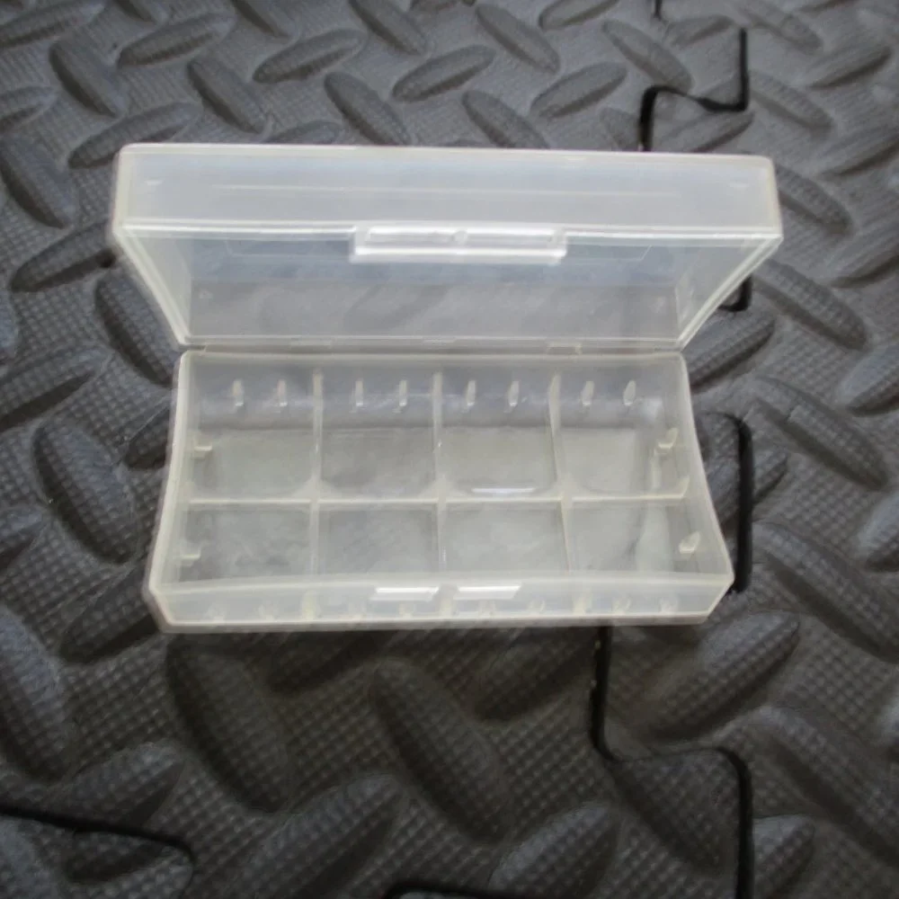 5 - 18650 Battery Storage Case W/Clip for 2x Rechargeable Battery Waterproof